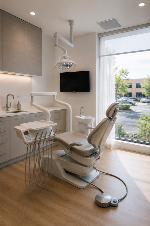 Modern dental practice operatory
